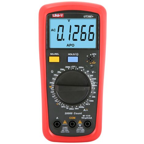 Uni-T UT39E+ Multimètre manuel avec écran LCD (1/5)