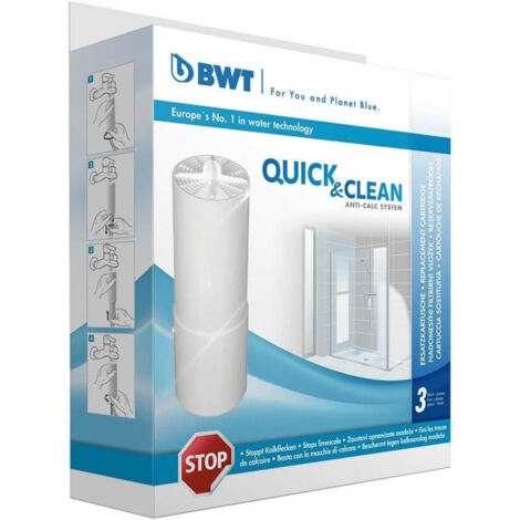 BWT Quick & Clean cartouches de filtration eau blanc (1/3)