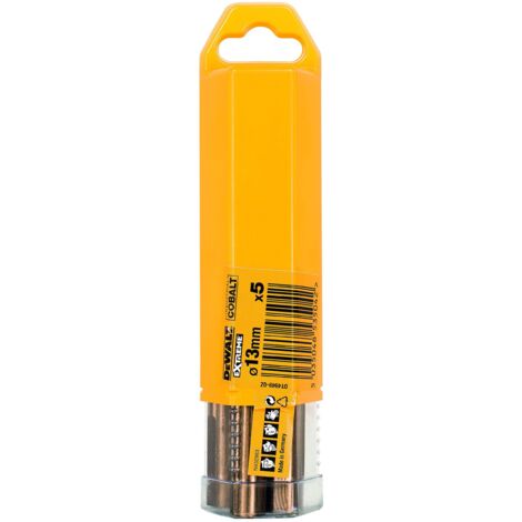 DeWalt HSS-CO Set de 5 Forets Métal 13 mm (1/3)