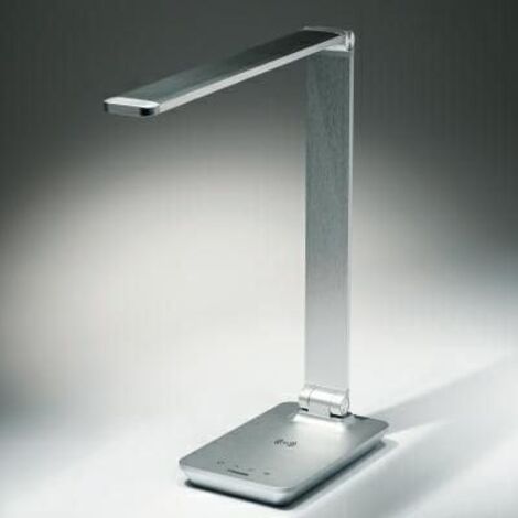 Tiross Modèle 48 SMD LED Lampe de Bureau Argent (1/3)