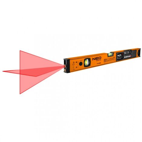 Neo Niveau numérique 60 cm avec laser et affichage LCD (1/5)
