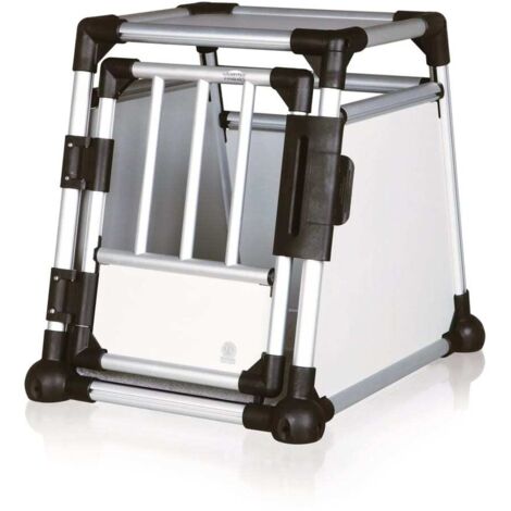 Cage de transport Alu Autobox pour chiens Désignation : Cage alu Autobox 39341 (1/5)