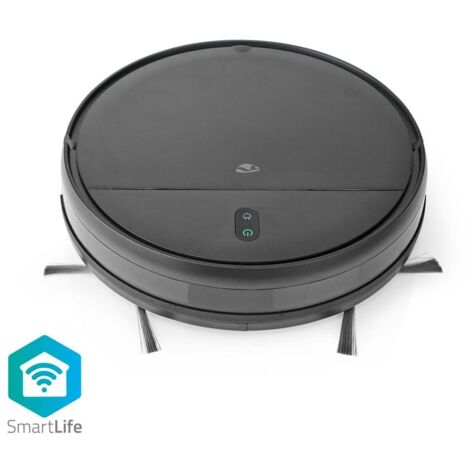 WIFIVCR001CBK SmartLife Aspirateur Robot Aléatoire Wi-Fi Capacité du réservoir Collection: 0.2 l Recharge automatique Durée de fonctionnement maximale: 1.8 heures Noir Android™ / IOS (1/5)