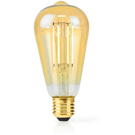 Lampe led e27 st64 49 w 470 lm 2100 k dimbar extra varm vit retrostil 1 st (1/3)