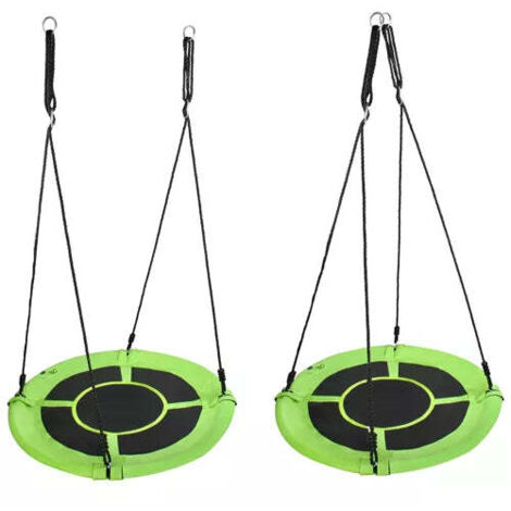 MalTrack Balançoire 100 Cm MalTrack Balançoire Nid XXL 100 Cm – Multi- enfants Jardin Jusqu'à 150 Kg