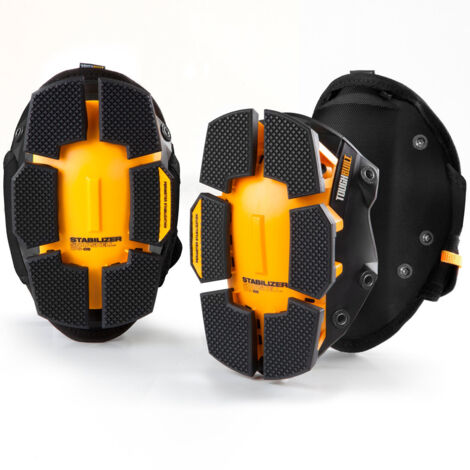 Toughbuilt – Genouillère gelfit stabilisateur – Confort gel et mousse – Coques snapshell interchangeables – Résistance à l'abrasion niveau 2