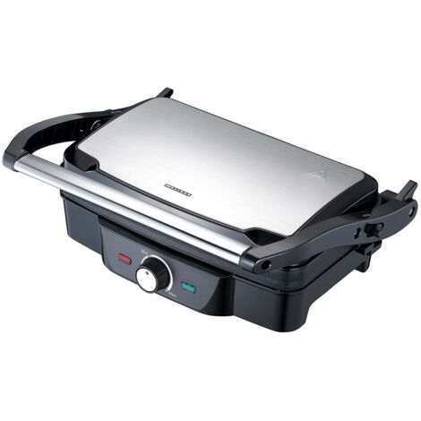 Panini table grill 1600w black stainless steel top housing 8098