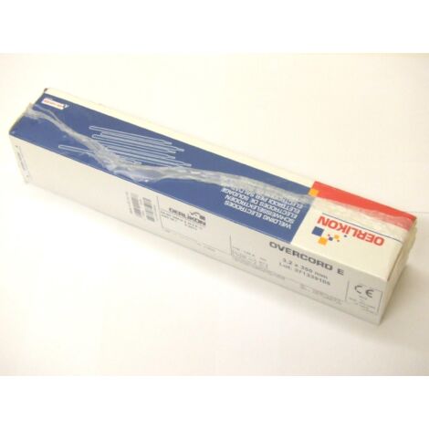 Électrode rutile 2,5 mm – Lot de 230 pièces – Soudage acier et inox – Courant 60-90 A – Longueur 350 mm – Oerlikon