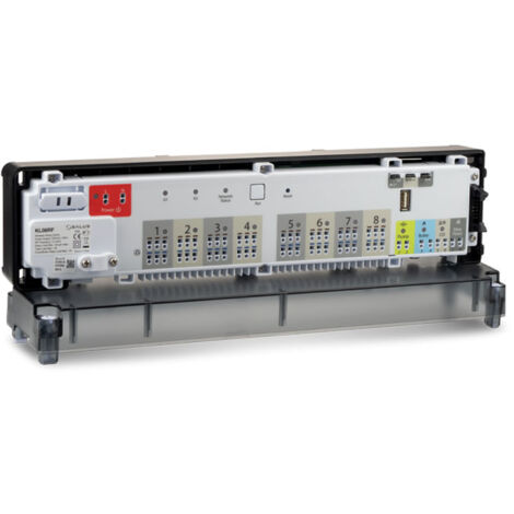 Centrale de câblage pour plancher chauffant 8 zones – Connexions jusqu'à 4 circuits par zone – Protocole 2,4GHz HA 1.2 – Garantie 5 ans – Salus - KL08NSB
