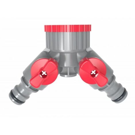 Awtools Trépied à double vanne pour arrosage jardin (1/3)