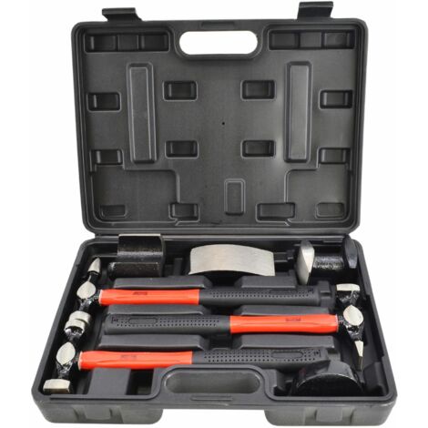 Awtools zestaw młotków blacharskich 7el / walizka black line (1/2)