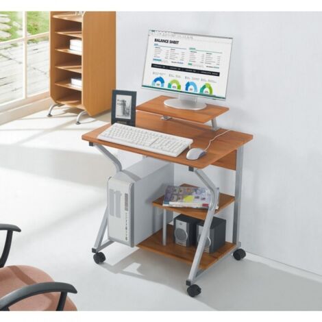 TECHLY PETIT BUREAU D'ORDINATEUR 700X500 TABLE AVEC NA (1/3)
