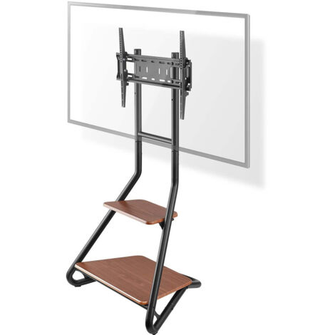 Nedis TVSM6200BK meuble TV marron noir angle réglable (1/5)