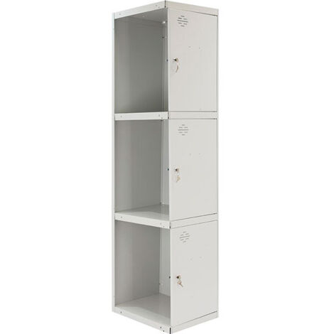 SIMONLOCKER casiers en métal (180x40x50cm) GRIS LOCKER