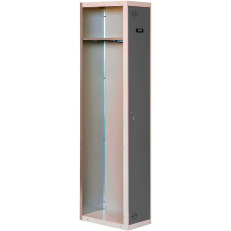 Casiers métalliques SIMONLOCKER (180x40x50cm) GRIS ET ANTHRACITE