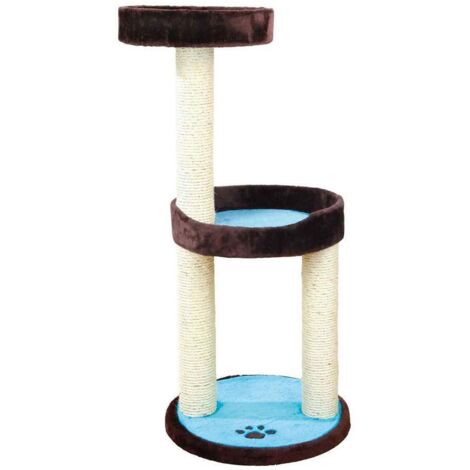 Arbre à chat lugo 103 cm, brun/turquoise (1/2)