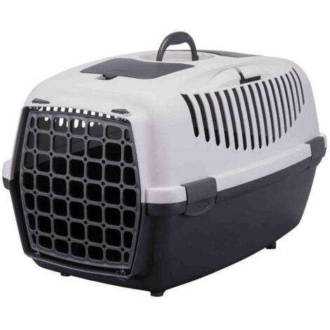 Box de transport capri 3 S: 40 × 38 × 61 cm, gris foncé/gris clair