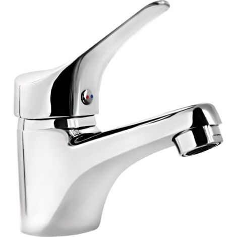 Robinet de lavabo Joko avec arrêt automatique, chromé (1/3)