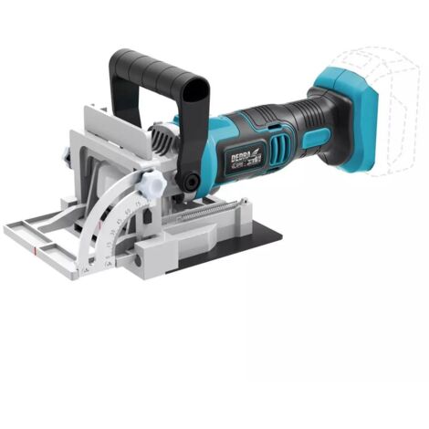 Machine à plastifier sans fil 18V – Réglage de profondeur 5-35mm – Coupe précise pour assemblages bois – Moteur performant