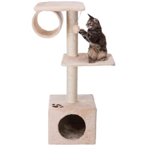 Arbre à chat san fernando 106 cm, beige (1/4)