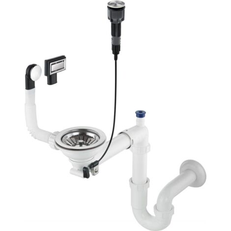 Siphon sans nom pour évier en granit - Space-Saver ZXY9982 (1/2)