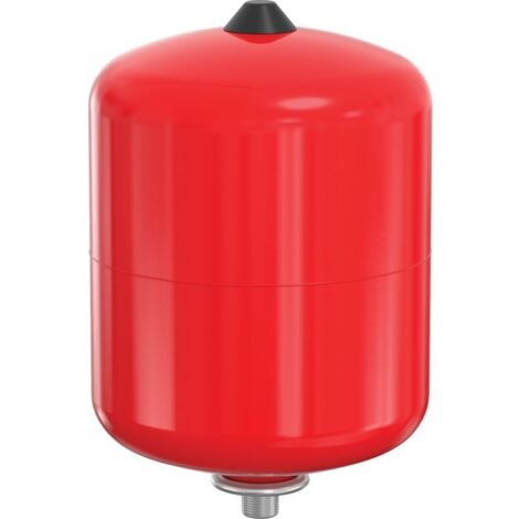 Flamco – Vase d'expansion 18L rouge – Acier peint RAL 3002 – Résiste à 6 bar et 120 °C – Pour systèmes de chauffage fermés