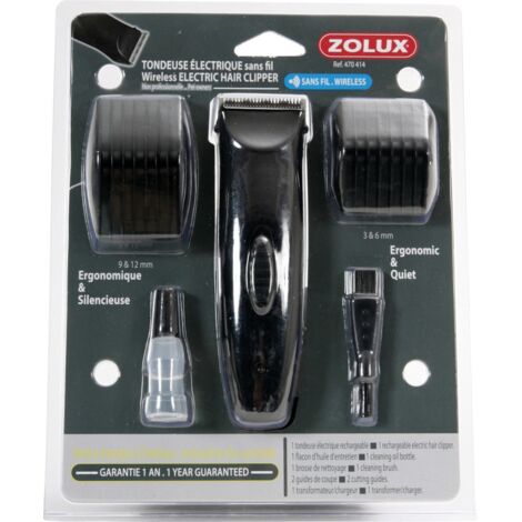Zolux Kit de toilettage pour chien avec tondeuse rechargeable