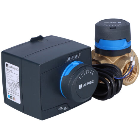 Ensemble de commande : vanne mélangeuse rotative 4 voies ARV 484 ProClick DN25, Rp 1 pouce, Kvs 10 + servomoteur électrique ARM 343 ProClick (1/5)