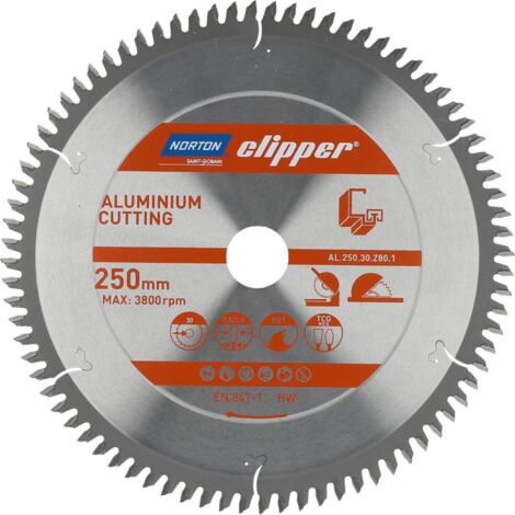 Lame carbure Aluminium 250x2,8/2,0x30 Z80 NORTON CLIPPER - 70184608138-- (1/2)