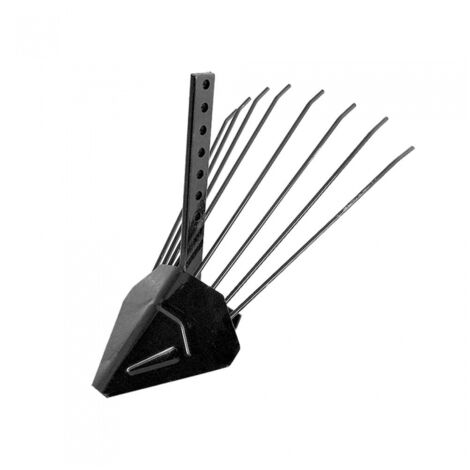Könner & Söhnen – Arracheuse de pommes de terre pour motoculteur – Base métal robuste – Socs fins en acier pour extraction efficace – Accessoire professionnel