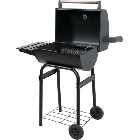 Lund 99902 barbecue charbon acier avec thermomètre (1/5)