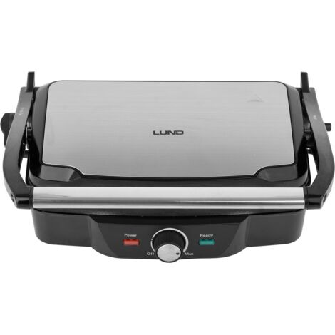 Lund 67458 Grill électrique avec ouverture 180 degrés