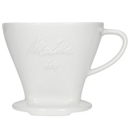 Goutteur à café en porcelaine Melitta 1x4 - Blanc (1/5)