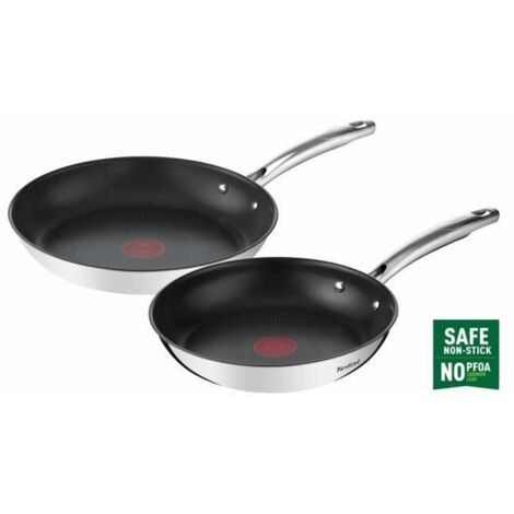 Tefal G732S255 Set de poêles inox 24 et 28 cm (1/5)