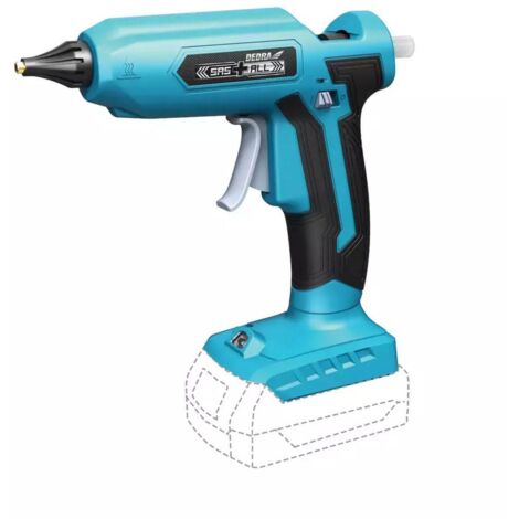 Pistolet à colle DEDRA 18 V - Sans fil, LED (1/3)