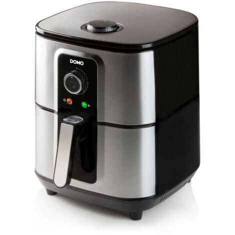 DOMO DO536FR Friteuse à air chaud boîtier Cool-Touch, protection contre la surchauffe, fonction minuteur, voyant lumine (1/5)