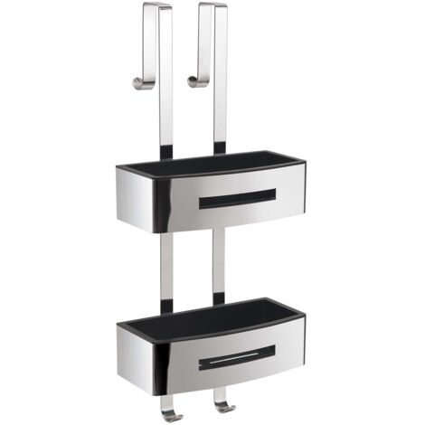 GEDY PORTE-OBJETS DOUCHE RECTANGULAIRE, NOIR, NON APPLICABILE SOURCING 000077194300000 (1/2)