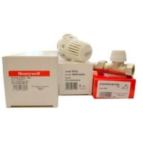 Kit de chauffage au sol : tête RTL, vanne droite 1/2 pouce avec insert UBG (1/4)