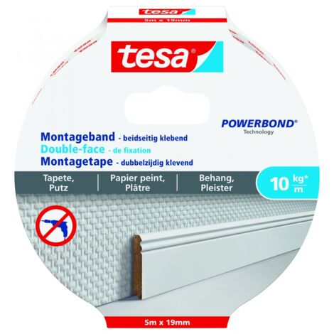 Tesa Powerbond ruban de montage blanc 19 mm x 5 m (1/5)