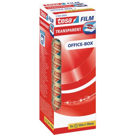 tesafilm tesa 57405-00002-01 transparent (L x l) 33 m x 19 mm acrylate 8 pc(s) A034681