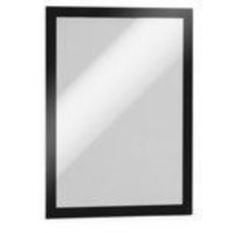 Cadre d'affichage magnétique DURAFRAME, A4, noir - Lot de 2
