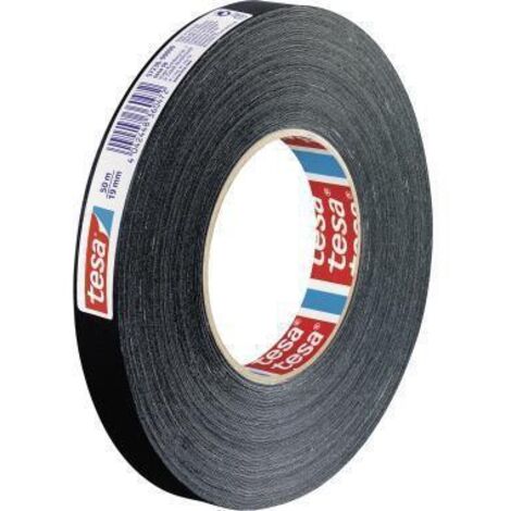 Tesa 57230-00000-02 Ruban adhésif toile noir 19mm x 50m