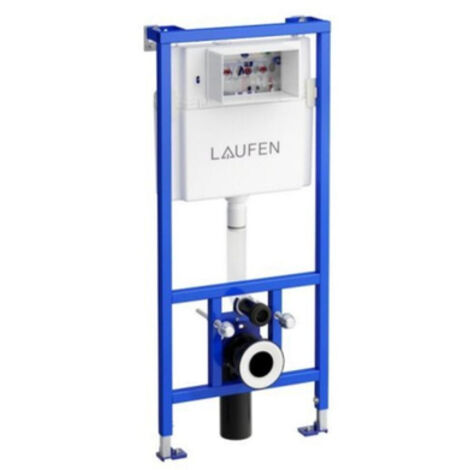 Laufen LIS - Bâti-support pour WC suspendu, arrivée d’eau par le haut et par l’arrière, 112 cm H8946600000001