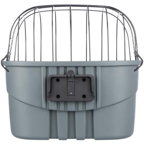 Panier avant pour vélo, en plastique 42 × 39 × 30 cm, gris (1/3)