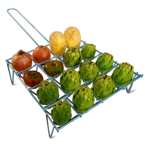 EDM Grille pour légumes chromée 60x60 cm multicolore (1/3)