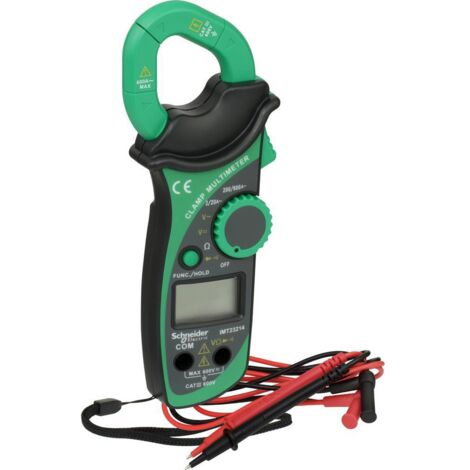 Schneider Electric – Pince ampèremétrique IMT23214 – Multimètre numérique CAT III 600V – Courant 600A – Écran LCD rétro-éclairé – Résistance 20MΩ - C413161