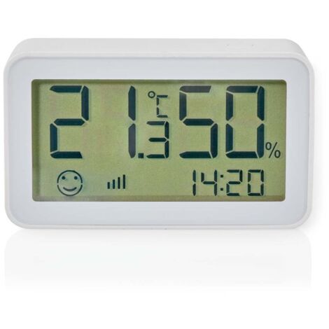 Nedis ZBSC30WT Capteur Climatique Intelligent Blanc (1/5)