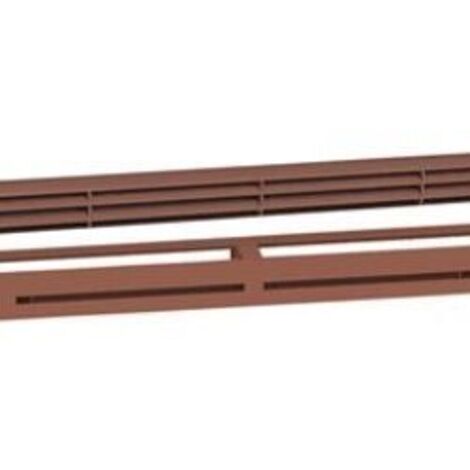 Atlantic – Entrée d'air hygroréglable compacte 526610 – Débit 5-45 m³/h – Confort acoustique 34 dB – Dimensions 400x23x12 mm – Marron (1/5)