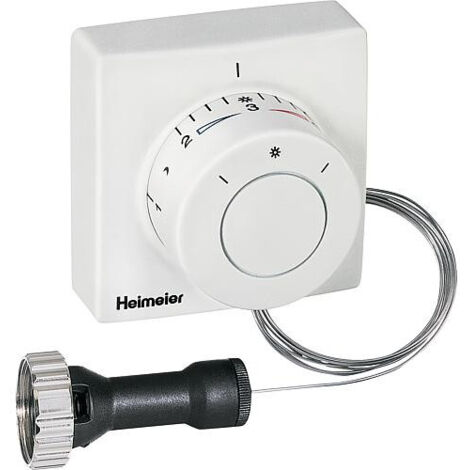 Heimeier tête thermostatique F 280 200 500 dispositif de réglage à distance, un tube capillaire 2 m, blanc