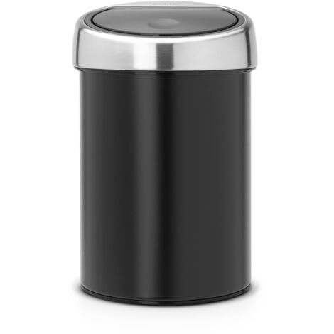 Brabantia Poubelle Touch Bin Noir Mat 3 Litres (1/4)